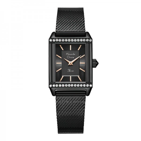 Alexandre Christie AC 2B57 Black Rosegold LHBIPDGRG